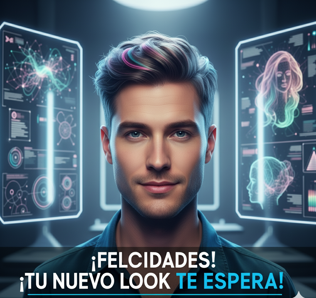 Imagen de una persona con un estilo de cabello inspirador