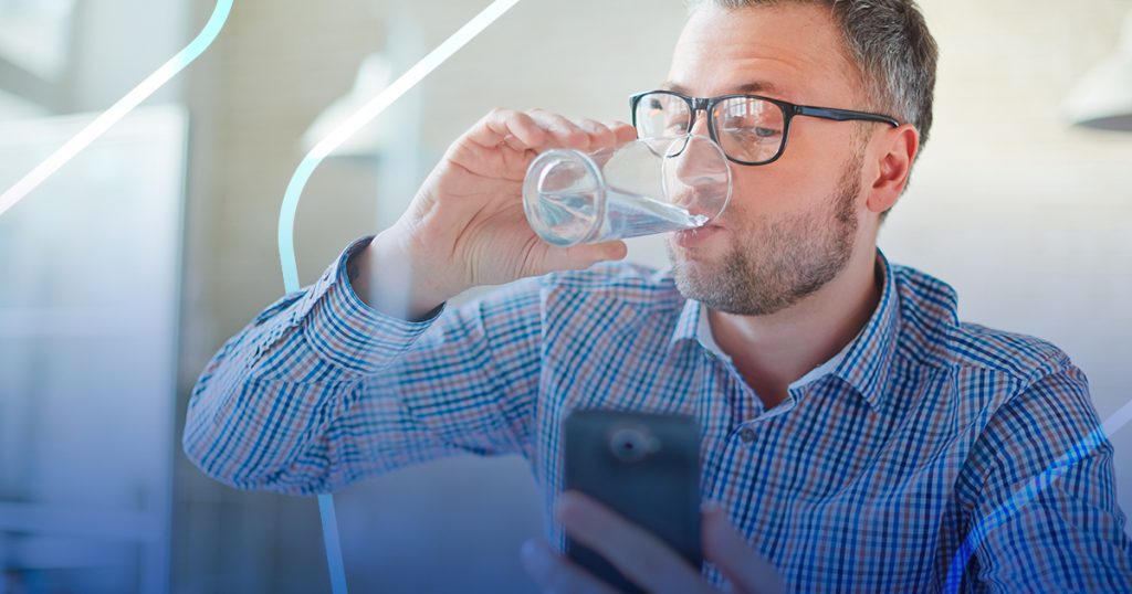 drinking more water with apps